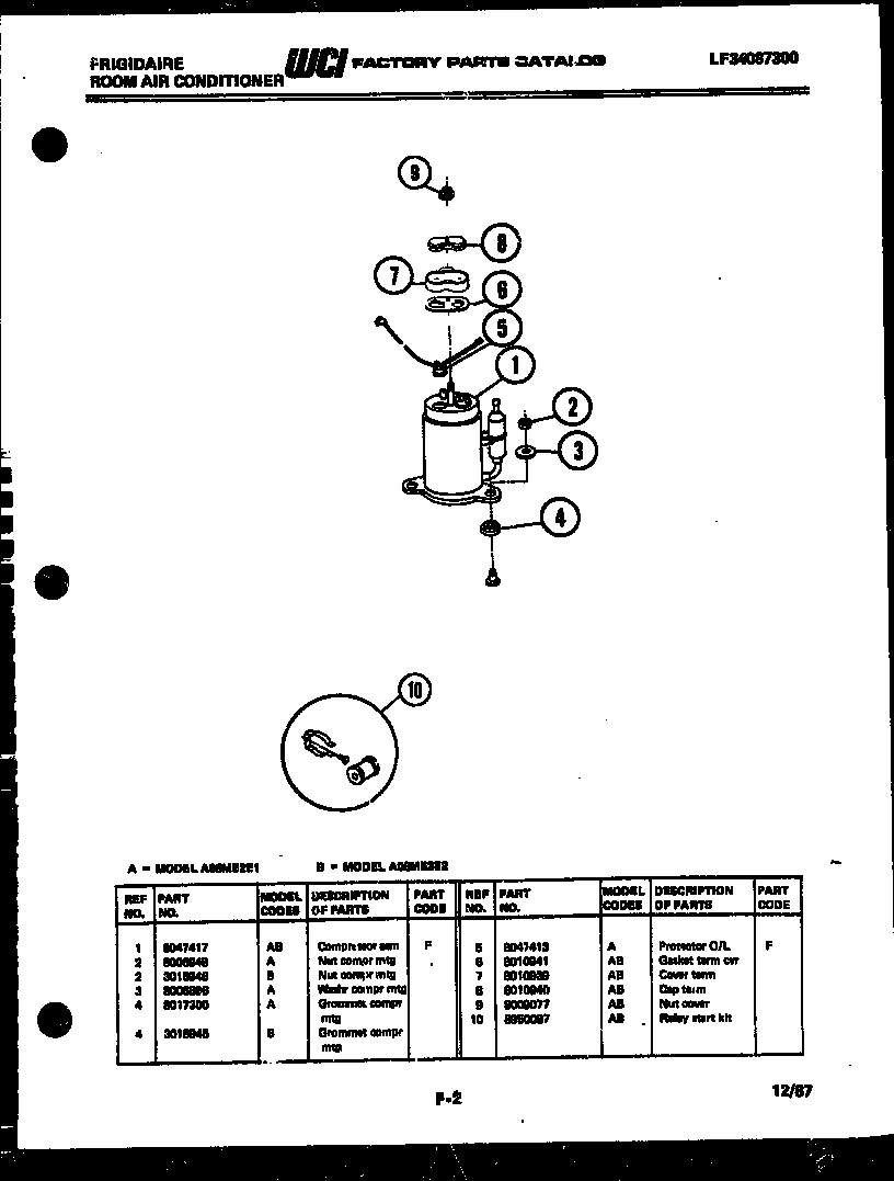 Compressor parts