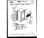 Frigidaire FPI11TLFL3 system and automatic defrost parts diagram