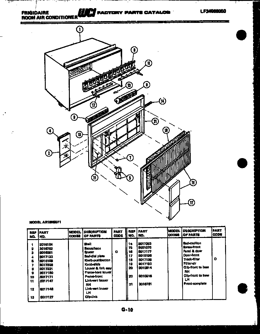 CABINET PARTS