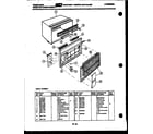Frigidaire AR18NS5F1 cabinet parts diagram