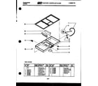 Frigidaire RBD139D0 burner box parts diagram