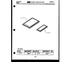 Frigidaire RBD139D0 cutting board diagram