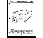 Frigidaire RBD139D0 electrical parts diagram
