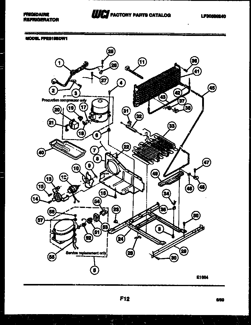 System and automatic defrost parts