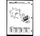 Frigidaire A05LS1F1 cabinet parts diagram