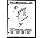 Frigidaire A05LS1F1 window mounting parts diagram