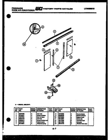 Window mounting parts