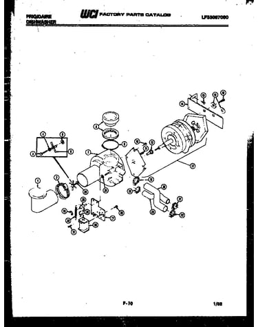 Motor pump parts