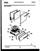 Door and broiler drawer parts