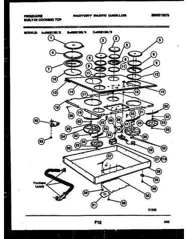 Cooktop parts