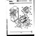 Frigidaire FPE21TIEA0 cabinet parts diagram