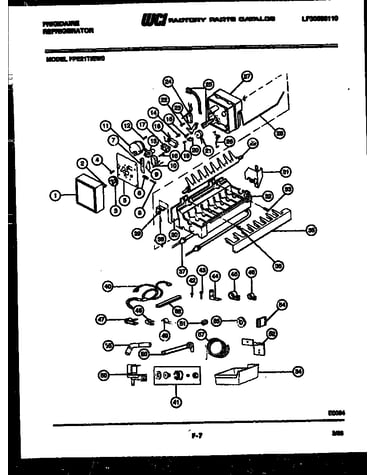 Ice maker and installation parts
