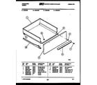 Frigidaire R24CL4 drawer parts diagram