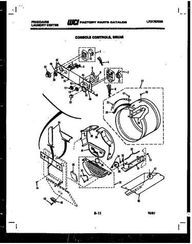 Console, control and drum