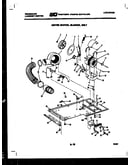 Dryer motor, blower and belt