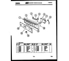 Frigidaire DW44500FW1 console and control parts diagram