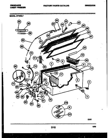 Chest freezer parts