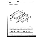 Frigidaire RSE37BAW4 drawer parts diagram