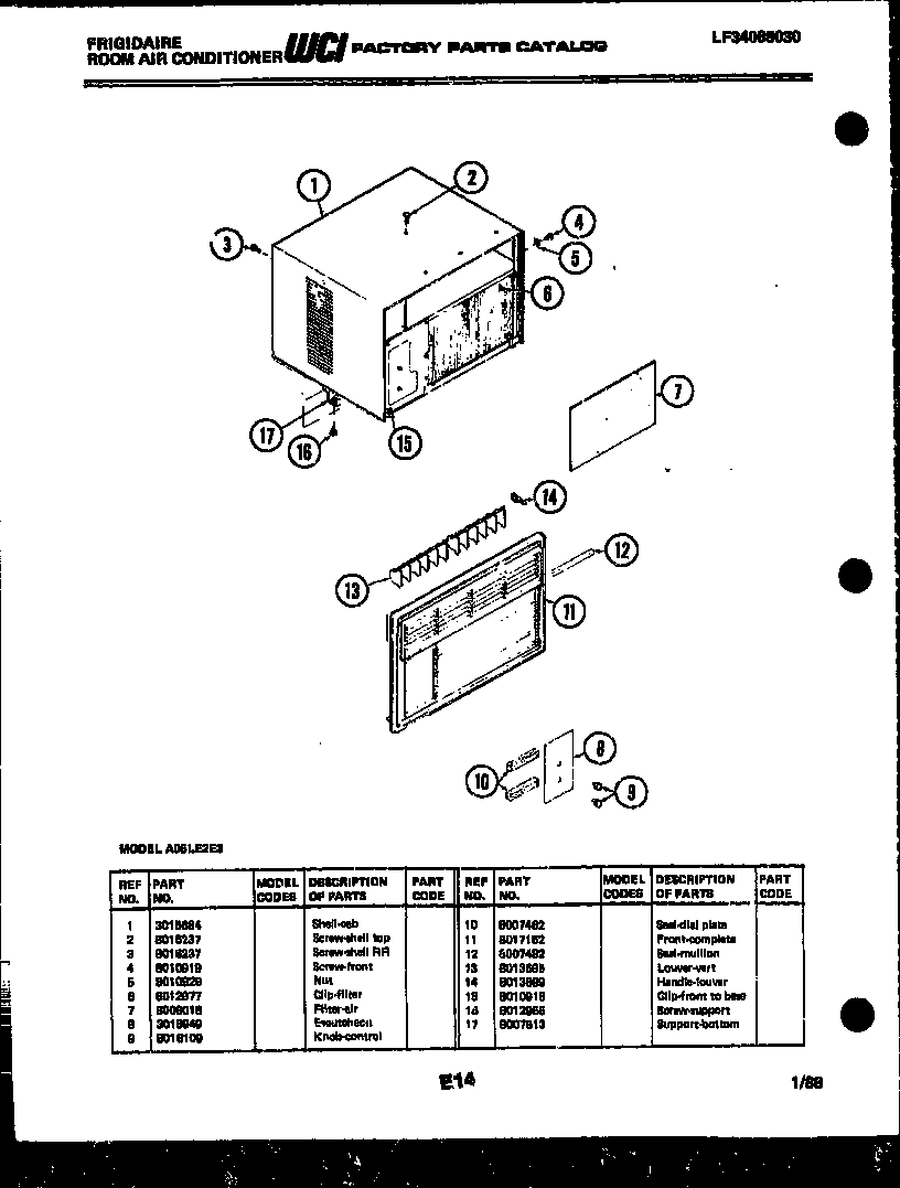 Cabinet parts