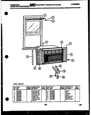 Window mounting parts