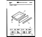 Frigidaire RS35BAW3 drawer parts diagram