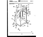 Frigidaire FPCI21TPW0 cabinet parts diagram