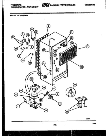 System and automatic defrost parts