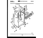 Frigidaire FPCE21TILW6 cabinet parts diagram