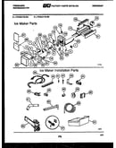 Ice maker and installation parts