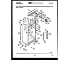 Frigidaire FPE19TPL0 cabinet parts diagram
