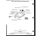 Frigidaire UFS16NW1 cabinet parts diagram
