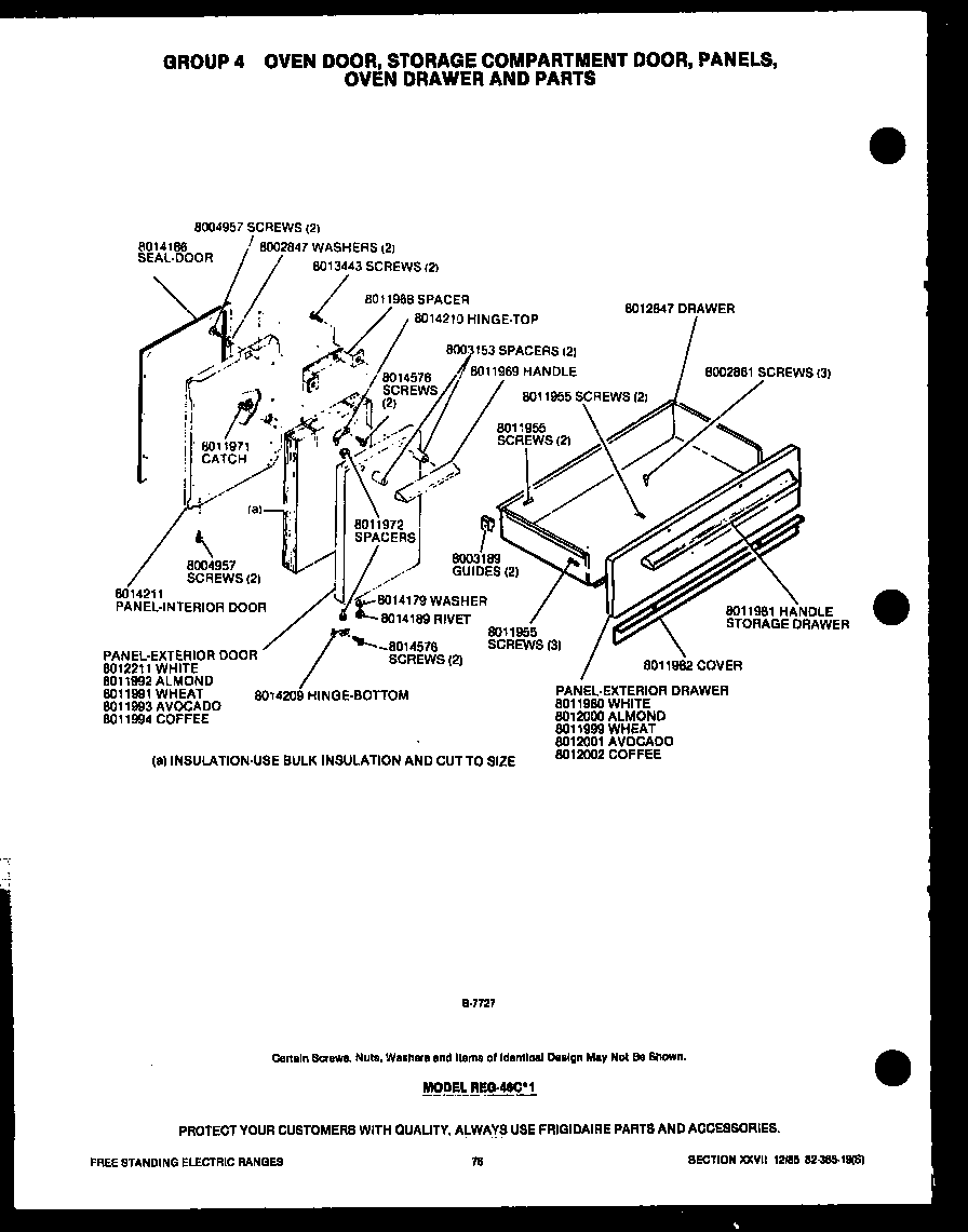 SYSTEM AND ELECTRICAL PARTS