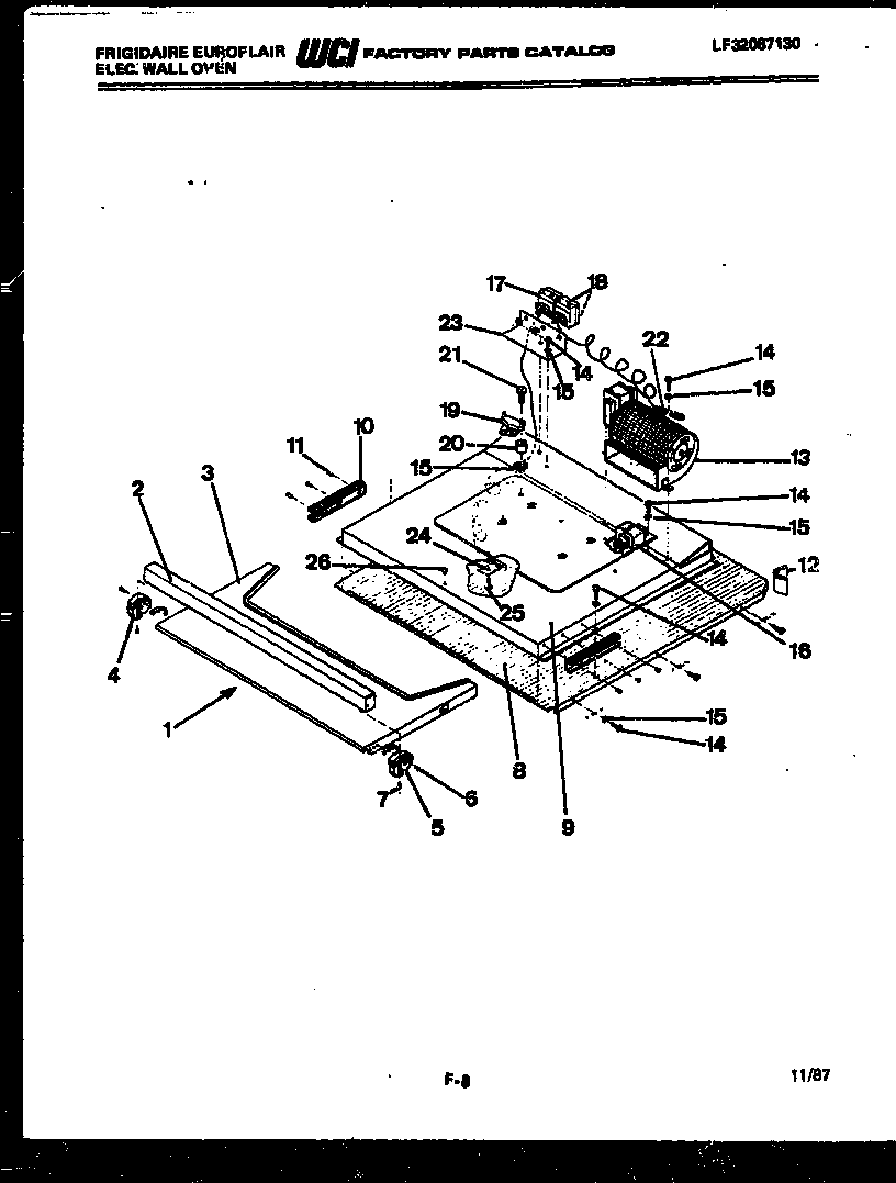 VENT FAN MOTOR ASSEMBLY