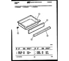 Frigidaire REG433MDW2 drawer parts diagram