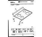 Frigidaire REG36AF6 cooktop parts diagram