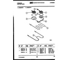 Frigidaire REG36AL5 broiler parts diagram