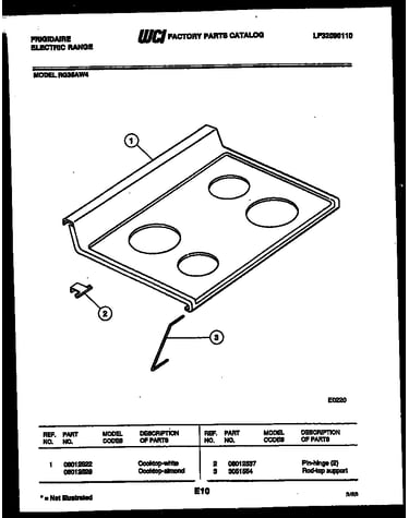 Cooktop parts