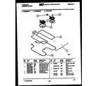 Frigidaire REG638BDL5 broiler parts diagram