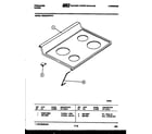 Frigidaire RSEG37BFW2 cooktop parts diagram