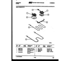 Frigidaire RSEG37BFW2 broiler parts diagram