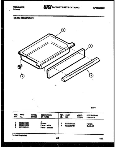 Drawer parts