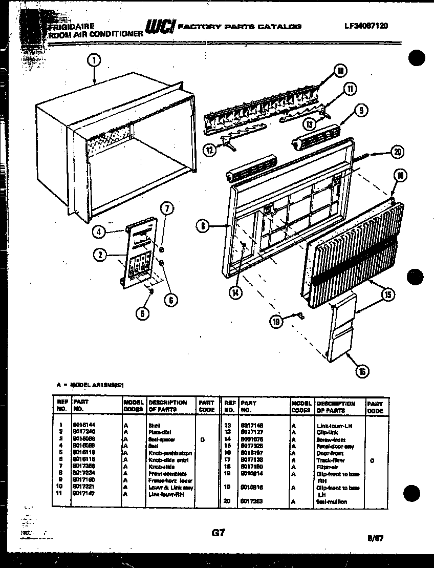 Cabinet parts