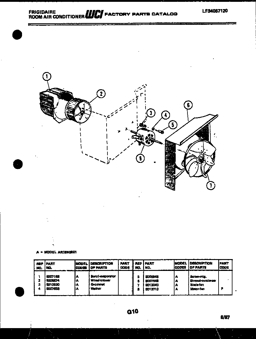 Air handling parts