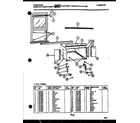 Frigidaire AR18NS8E1 window mounting parts diagram