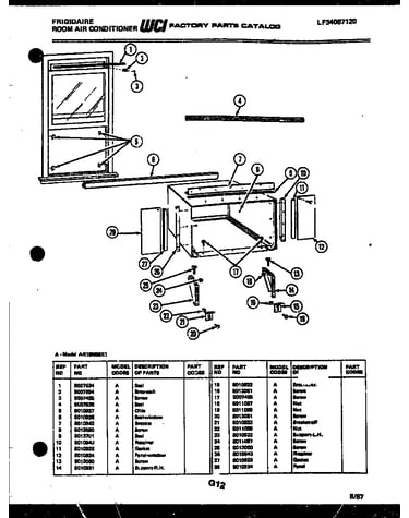Window mounting parts
