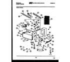 Frigidaire UFP19NL1 system and automatic defrost parts diagram