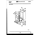 Frigidaire UFS19NL1 cabinet parts diagram