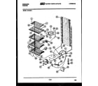 Frigidaire UFS19NL1 system and electrical parts diagram