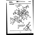 Frigidaire FPE24VWDW2 ice maker and installation parts diagram