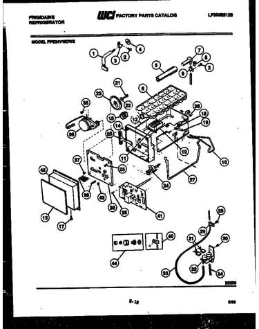 Ice maker and installation parts
